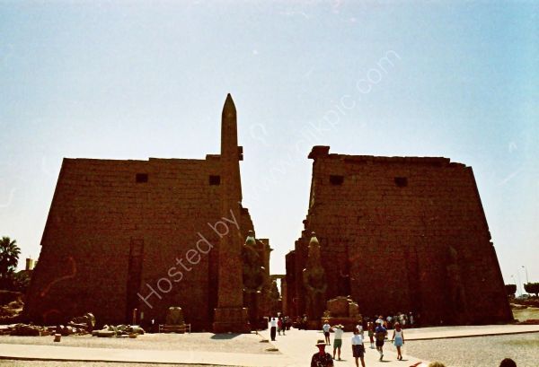 Pylon Entance, Luxor Temple, Luxor